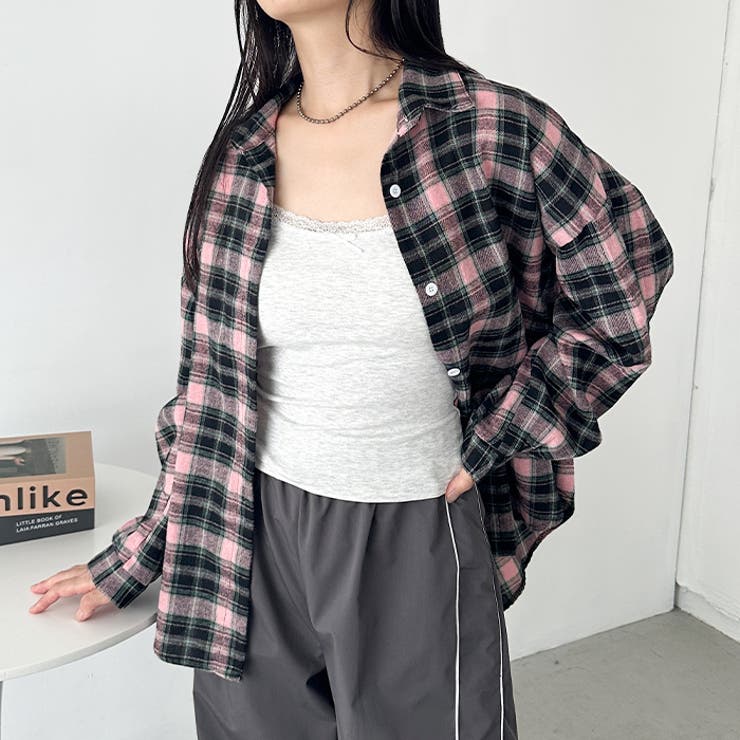 ルーズシルエットチェックネルシャツ | Outfitter lab | 詳細画像27 