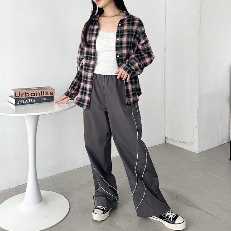 ルーズシルエットチェックネルシャツ | Outfitter lab | 詳細画像29 