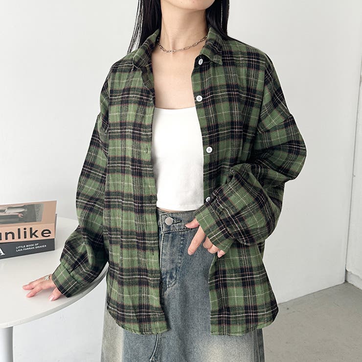 ルーズシルエットチェックネルシャツ[品番：OUTW0000627]｜Outfitter