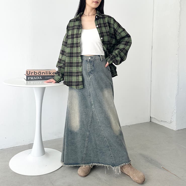 ルーズシルエットチェックネルシャツ | Outfitter lab | 詳細画像34 