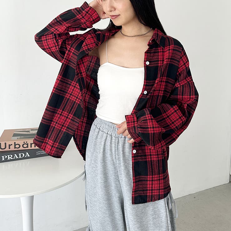 ルーズシルエットチェックネルシャツ | Outfitter lab | 詳細画像41 