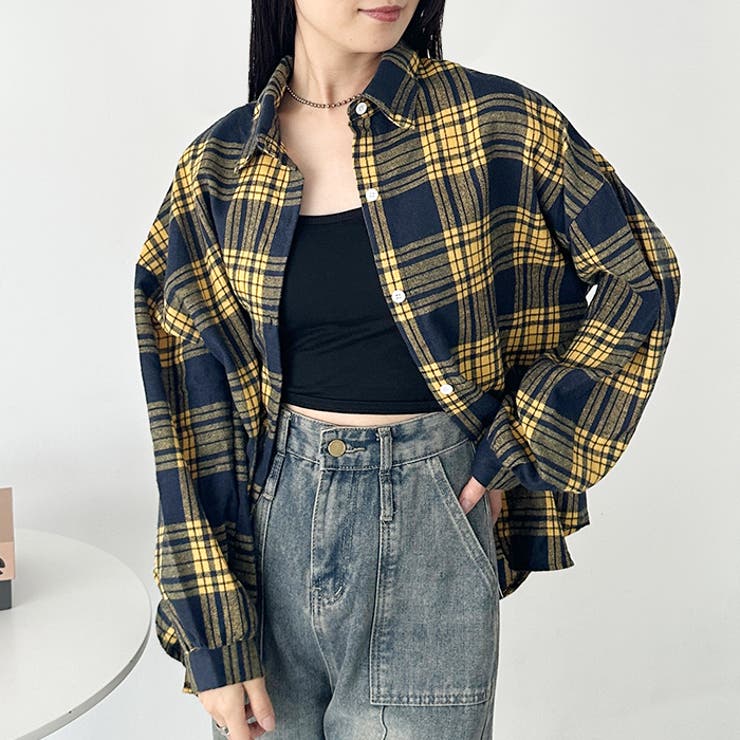 ルーズシルエットチェックネルシャツ | Outfitter lab | 詳細画像46 