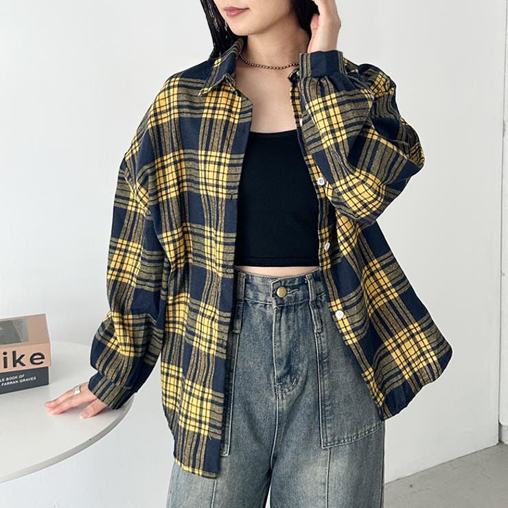 ルーズシルエットチェックネルシャツ | Outfitter lab | 詳細画像47 