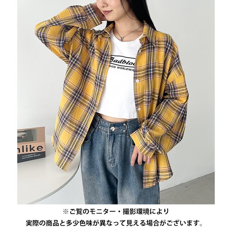 ルーズシルエットチェックネルシャツ | Outfitter lab | 詳細画像55 