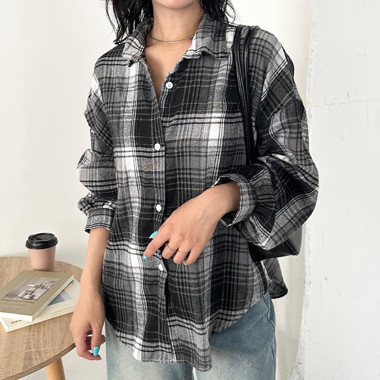 ルーズシルエットチェックネルシャツ[品番：OUTW0000627]｜Outfitter