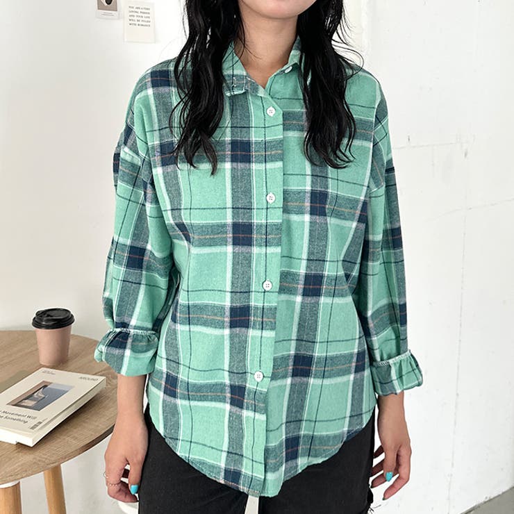 ルーズシルエットチェックネルシャツ | Outfitter lab | 詳細画像67 