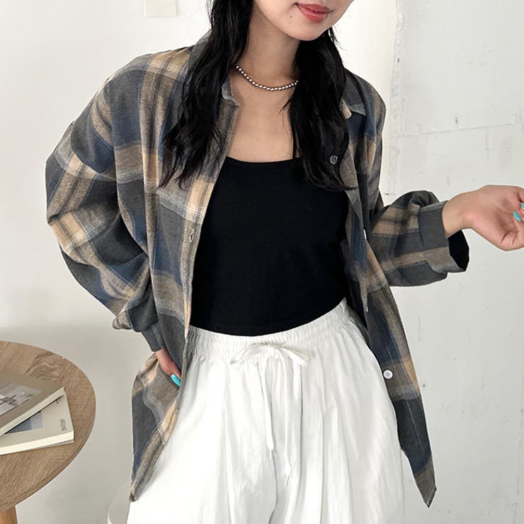 ルーズシルエットチェックネルシャツ | Outfitter lab | 詳細画像81 