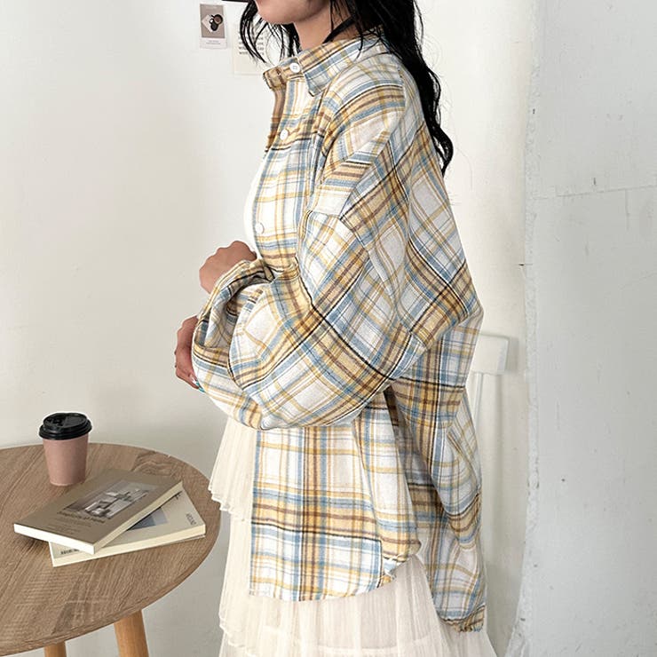 ルーズシルエットチェックネルシャツ | Outfitter lab | 詳細画像94 
