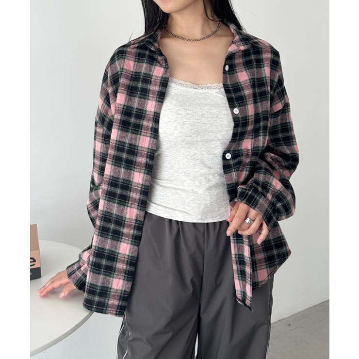 ルーズシルエットチェックネルシャツ[品番：OUTW0000627]｜Outfitter