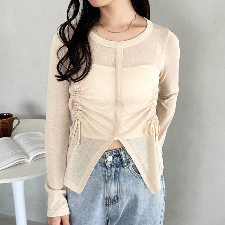 サイドシャーリングドロストシアートップス | Outfitter lab | 詳細画像10 