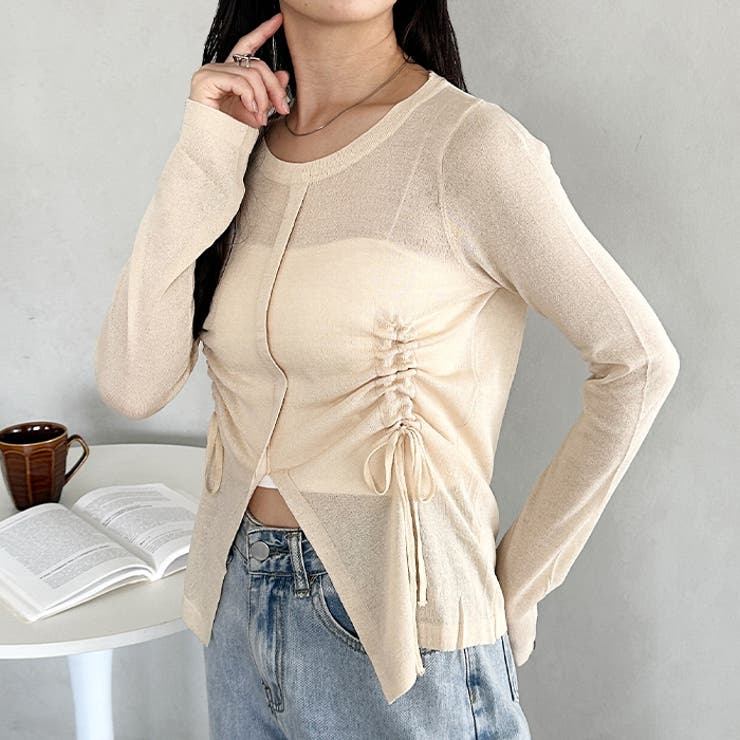 サイドシャーリングドロストシアートップス | Outfitter lab | 詳細画像11 