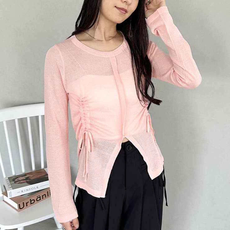 サイドシャーリングドロストシアートップス | Outfitter lab | 詳細画像15 