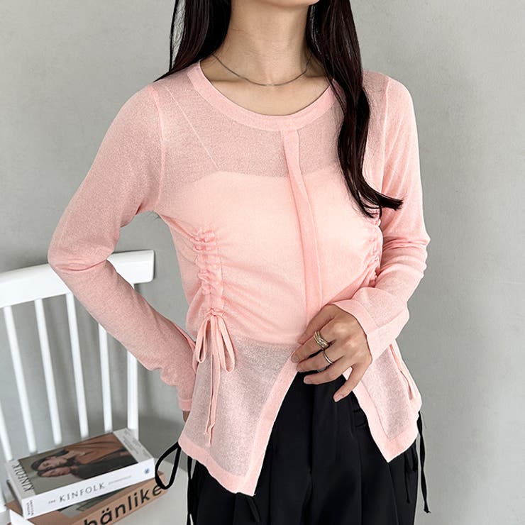 サイドシャーリングドロストシアートップス | Outfitter lab | 詳細画像17 