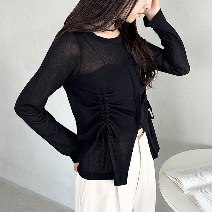 サイドシャーリングドロストシアートップス | Outfitter lab | 詳細画像22 