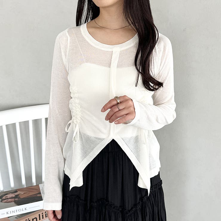 サイドシャーリングドロストシアートップス | Outfitter lab | 詳細画像6 