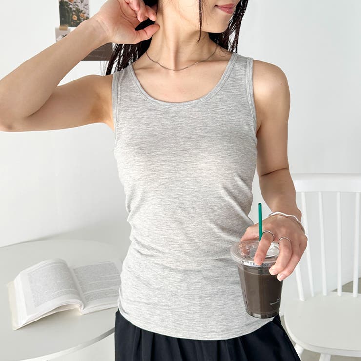 抗菌カップ付きタンクトップ | Outfitter lab | 詳細画像16 