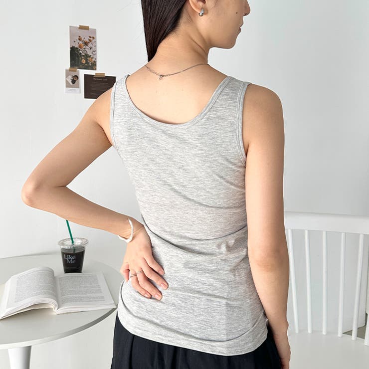 抗菌カップ付きタンクトップ | Outfitter lab | 詳細画像18 