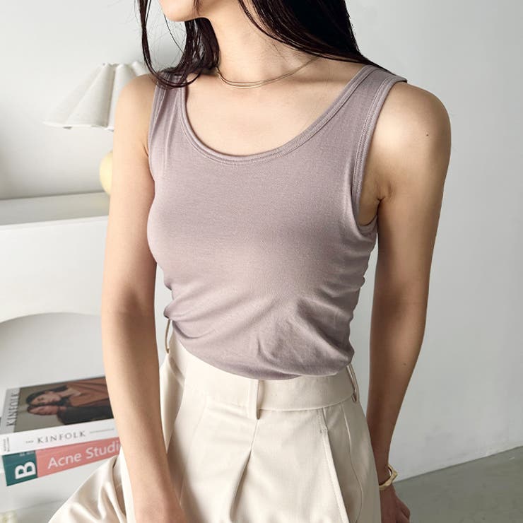 抗菌カップ付きタンクトップ | Outfitter lab | 詳細画像20 
