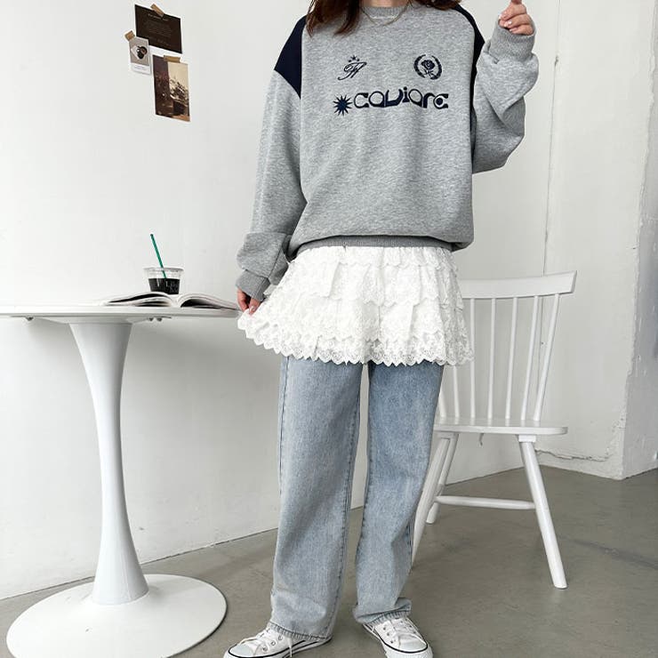 コットンレースティアードミニスカート | Outfitter lab | 詳細画像13 