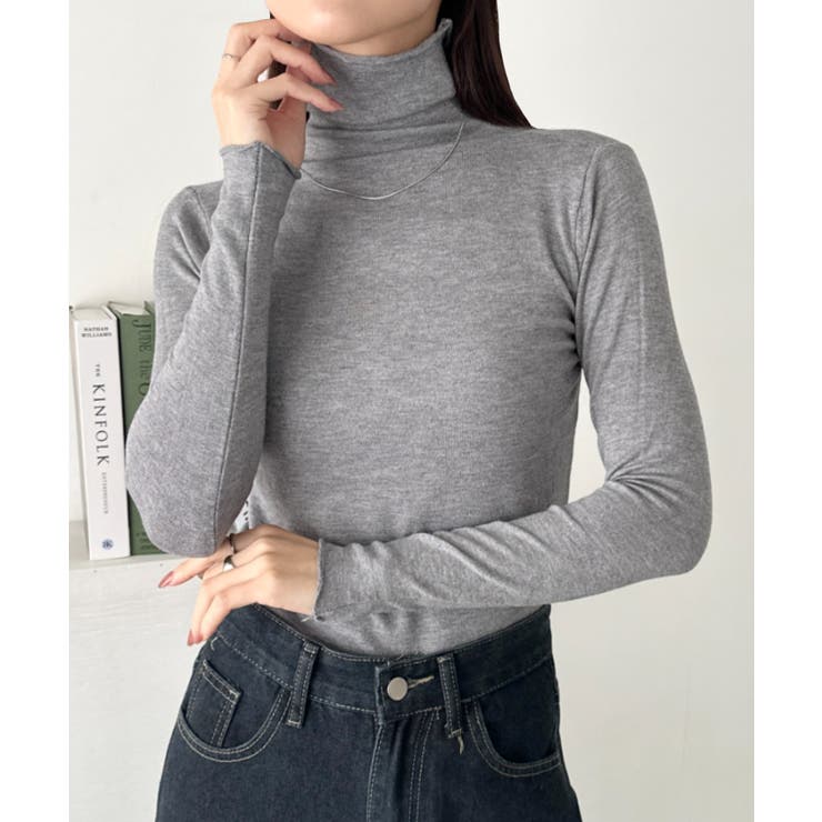 グレー | タートルネックトップス | Outfitter lab