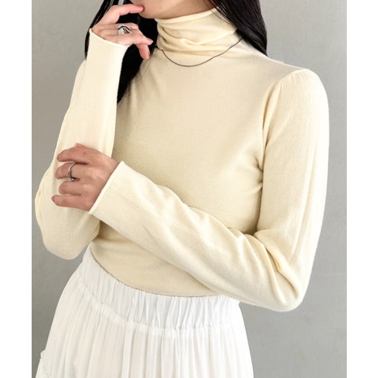 ライトイエロー | タートルネックトップス | Outfitter lab