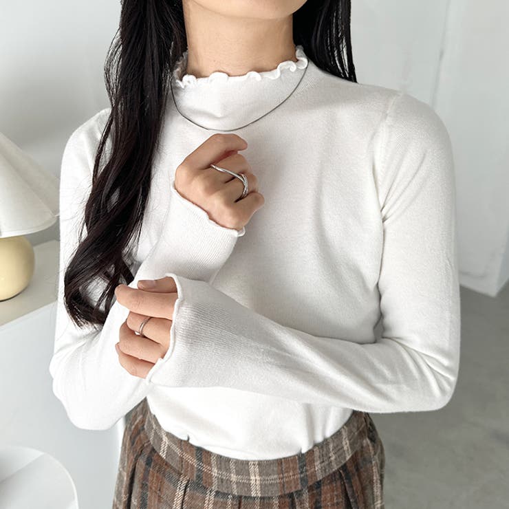 メロウフリル長袖トップス | Outfitter lab | 詳細画像13 