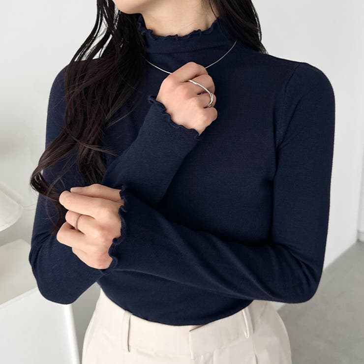 メロウフリル長袖トップス | Outfitter lab | 詳細画像18 