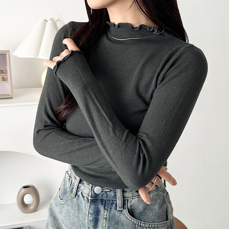 メロウフリル長袖トップス | Outfitter lab | 詳細画像20 