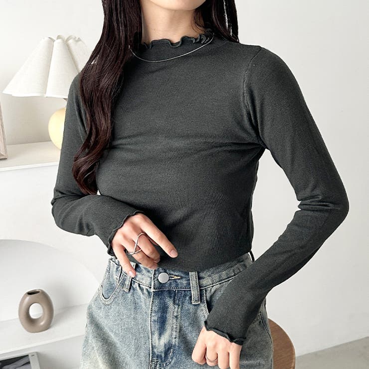 メロウフリル長袖トップス | Outfitter lab | 詳細画像21 