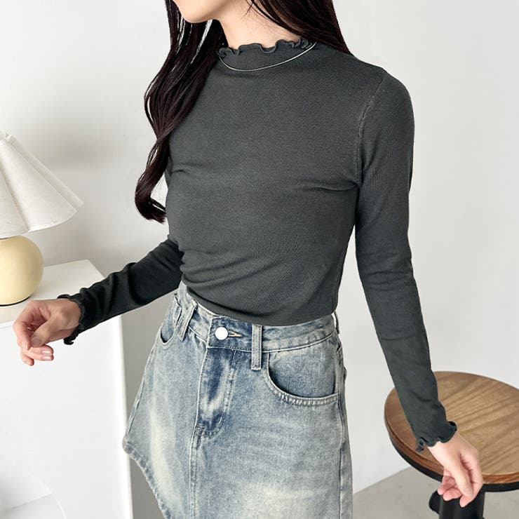 メロウフリル長袖トップス | Outfitter lab | 詳細画像24 