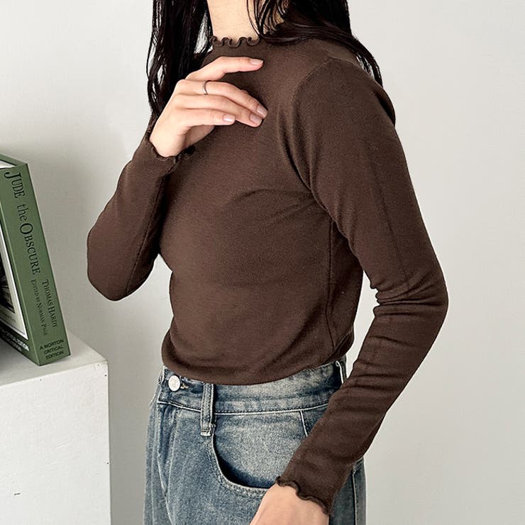 メロウフリル長袖トップス | Outfitter lab | 詳細画像33 