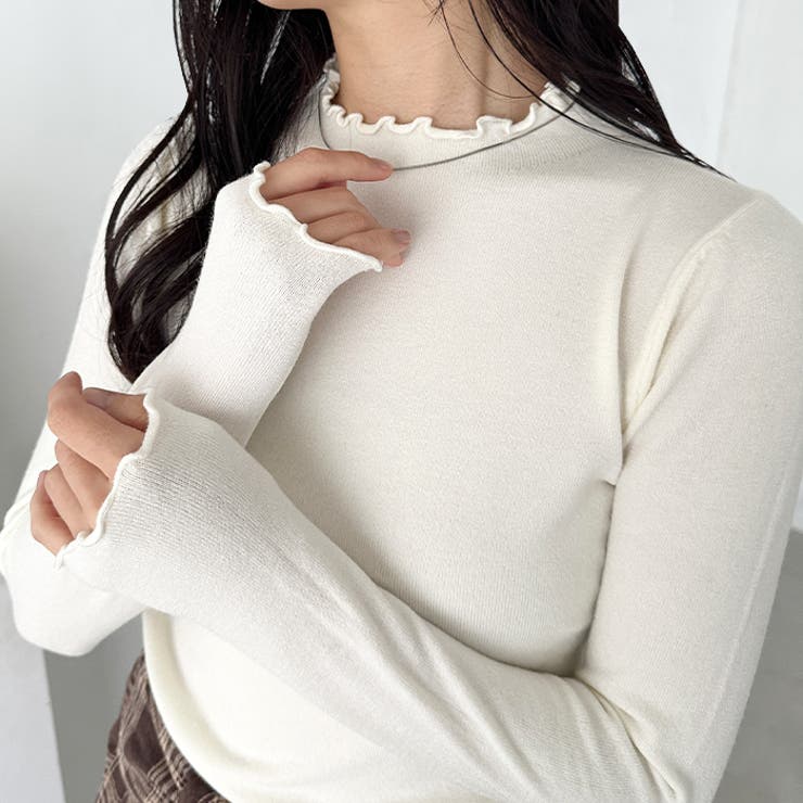 メロウフリル長袖トップス | Outfitter lab | 詳細画像38 