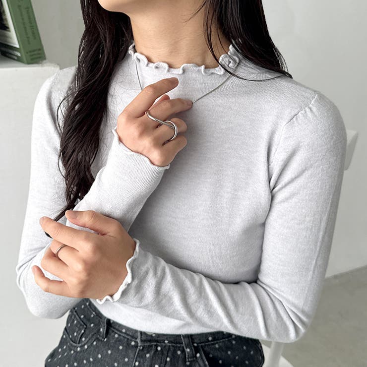 メロウフリル長袖トップス | Outfitter lab | 詳細画像48 