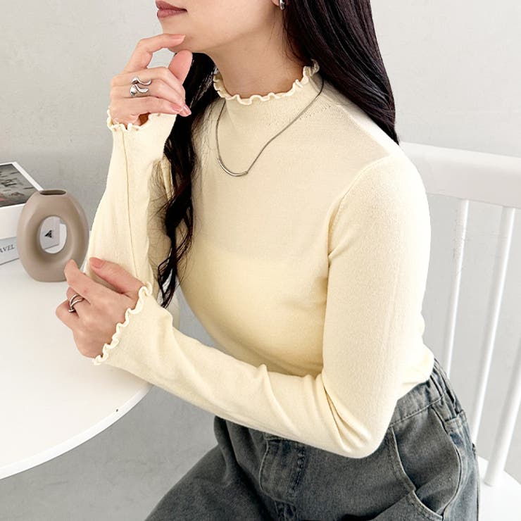 メロウフリル長袖トップス | Outfitter lab | 詳細画像63 