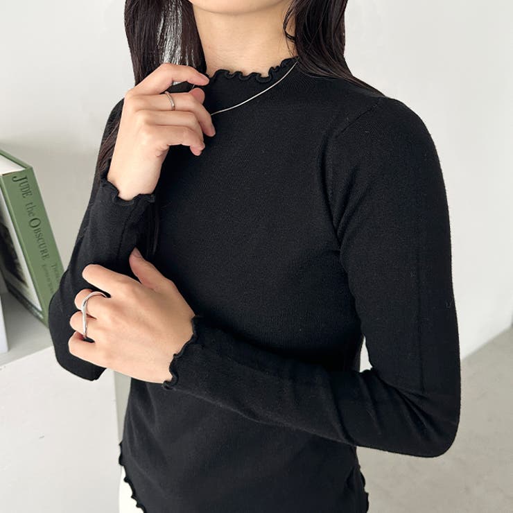 メロウフリル長袖トップス | Outfitter lab | 詳細画像8 