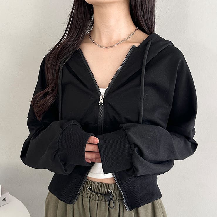 ダブルジップショートパーカー | Outfitter lab | 詳細画像10 