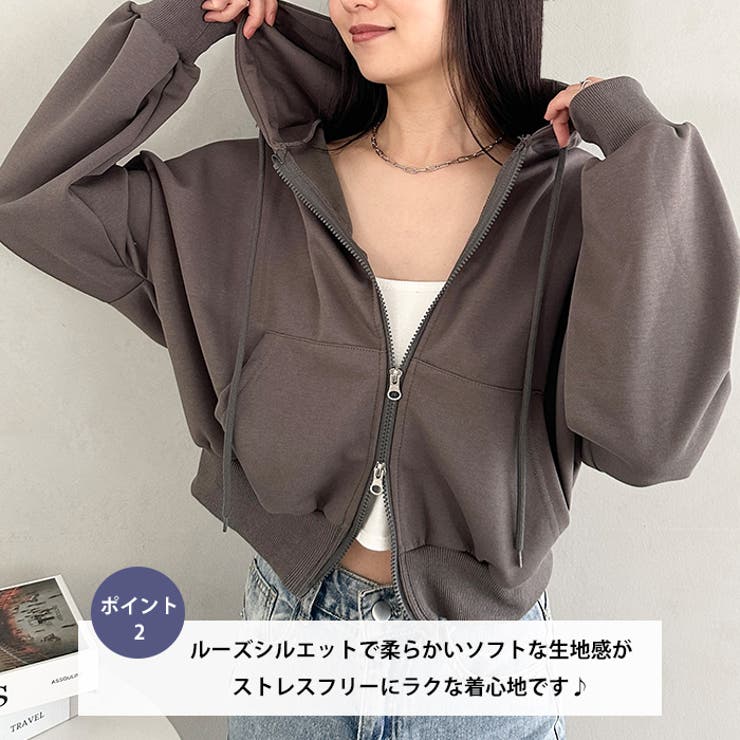 ダブルジップショートパーカー | Outfitter lab | 詳細画像3 