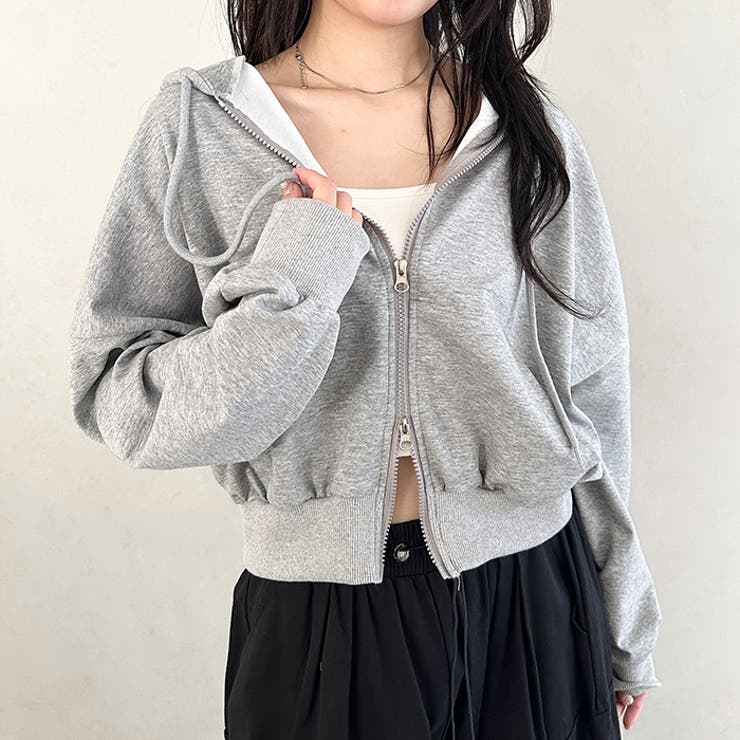 ダブルジップショートパーカー | Outfitter lab | 詳細画像6 