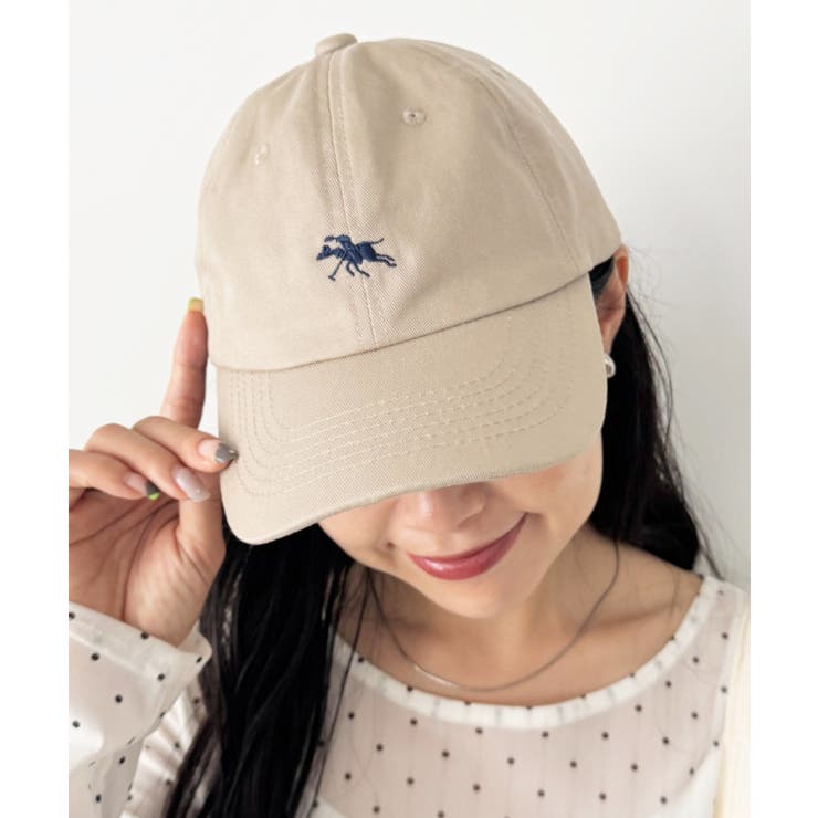 ベージュ | POLOCHAMPS LOW CAP | Outfitter lab