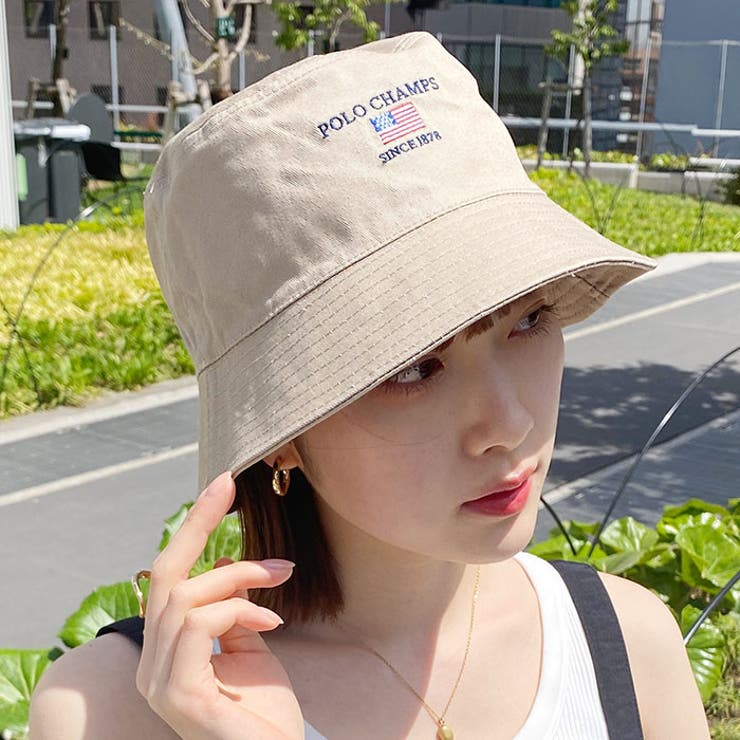 POLO CHAMPS / リバーシブルバケットハット[品番:OUTW0000458 POLO CHAMPS / リバーシブルバケットハット[品番:OUTW0000458