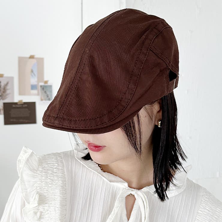 無地ヴィンテージハンチング帽 | Outfitter lab | 詳細画像25 