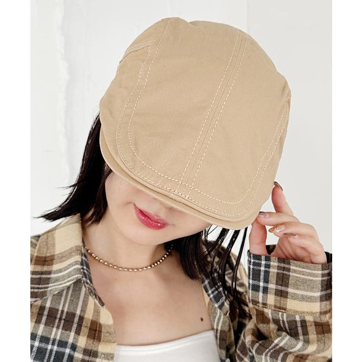 ベージュ | 無地ヴィンテージハンチング帽 | Outfitter lab