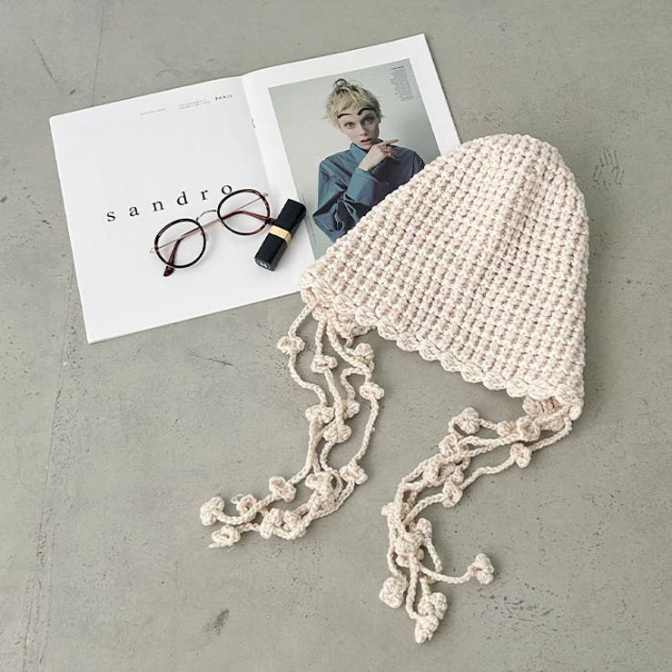 ポンポン付きフードニットキャップ | Outfitter lab | 詳細画像10 