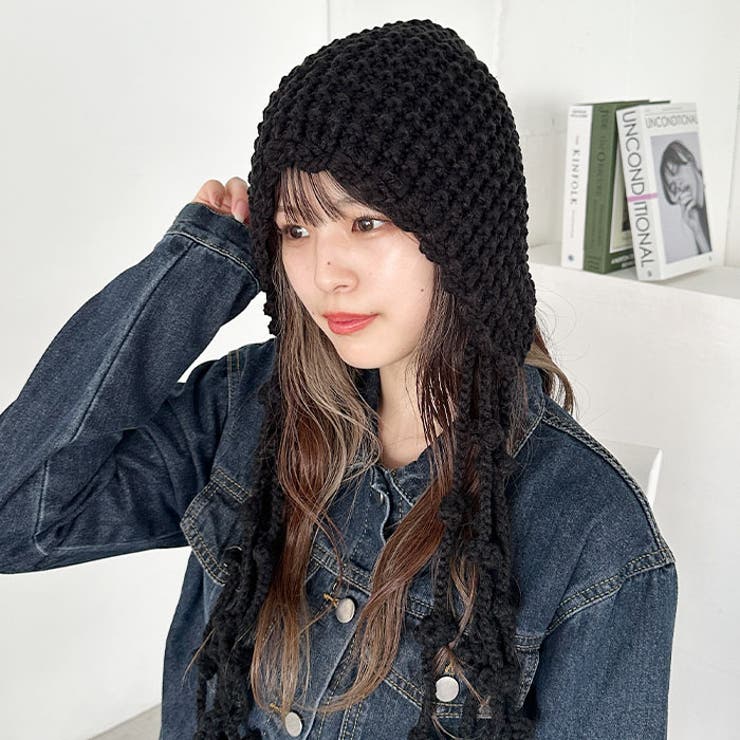 ポンポン付きフードニットキャップ | Outfitter lab | 詳細画像11 