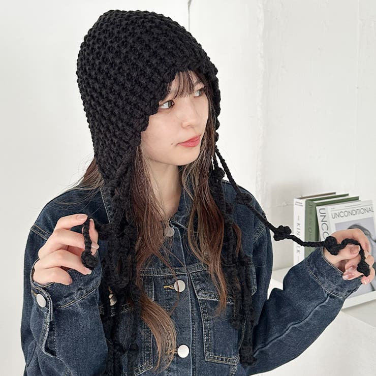 ポンポン付きフードニットキャップ | Outfitter lab | 詳細画像13 