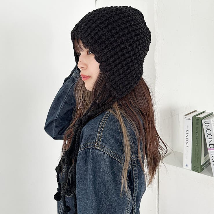 ポンポン付きフードニットキャップ | Outfitter lab | 詳細画像14 