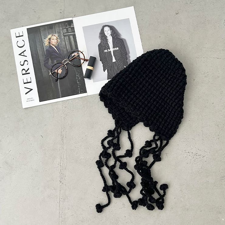 ポンポン付きフードニットキャップ | Outfitter lab | 詳細画像16 