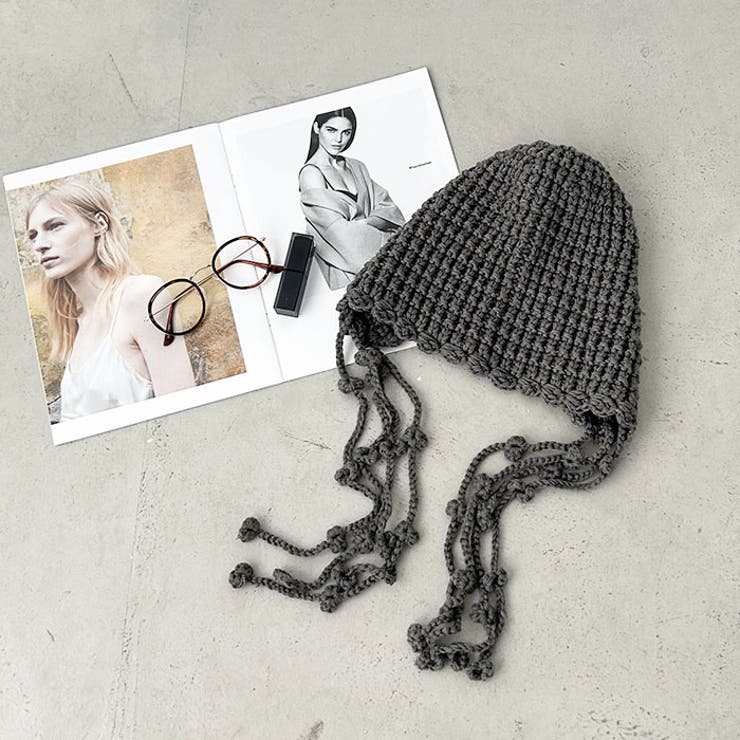 ポンポン付きフードニットキャップ | Outfitter lab | 詳細画像22 