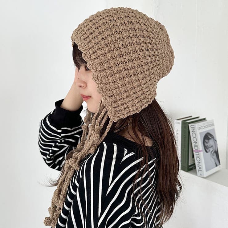 ポンポン付きフードニットキャップ | Outfitter lab | 詳細画像25 