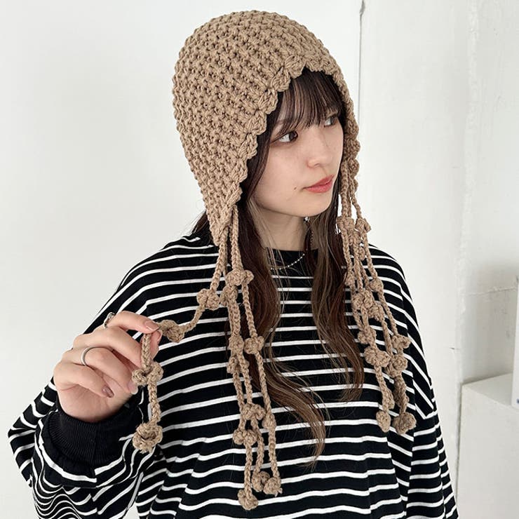 ポンポン付きフードニットキャップ | Outfitter lab | 詳細画像26 